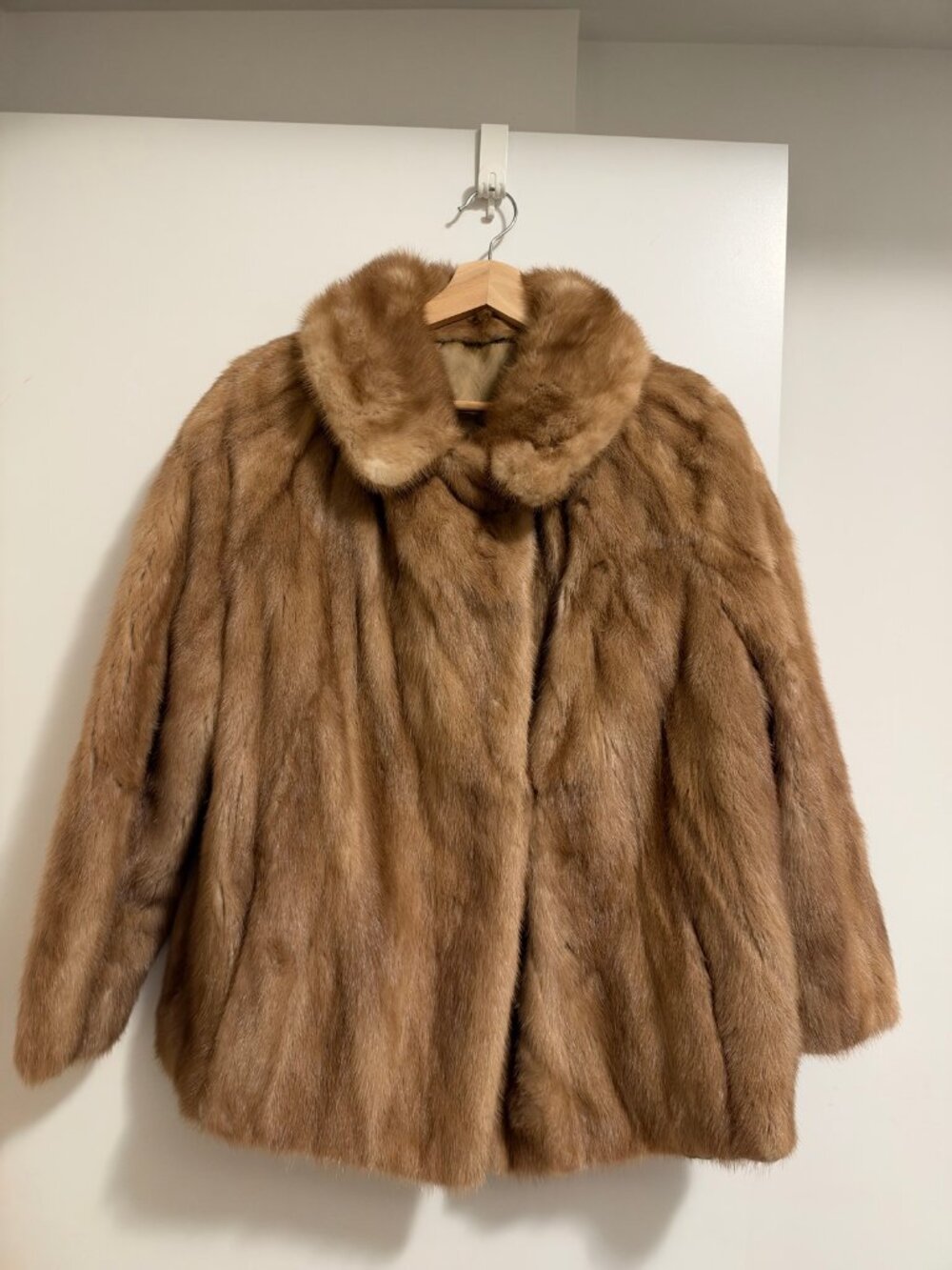 Vintage Brown Mink Fur Jacket M (8-10) - Price Negotiable